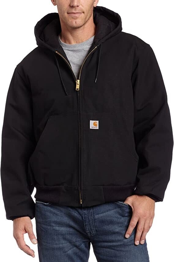 NWT Carhartt Mens Flannel Lined Duck Active Jacket J140 NWT Carhartt Mens Flannel Lined Duck Active Jacket J140