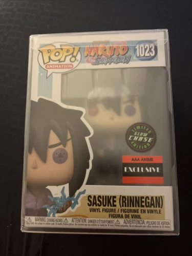 Funko Pop Sasuke Uchiha Rinnegan #1023 AAA Exclusive Naruto Shippuden CHASE!