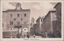 ar590 postcard privno town hall province of latina