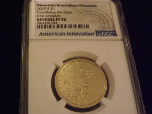 2019-S   $1 American Innovation  REVERSE PROOF     NGC PF 70 Ultra Cameo