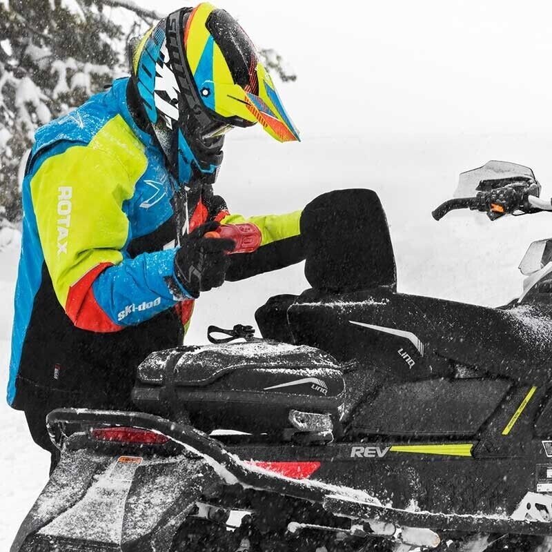 Ski-Doo New OEM Black LinQ Trail Seat Bag for REV Gen4 Ski-Doo New OEM Black LinQ Trail Seat Bag for REV Gen4