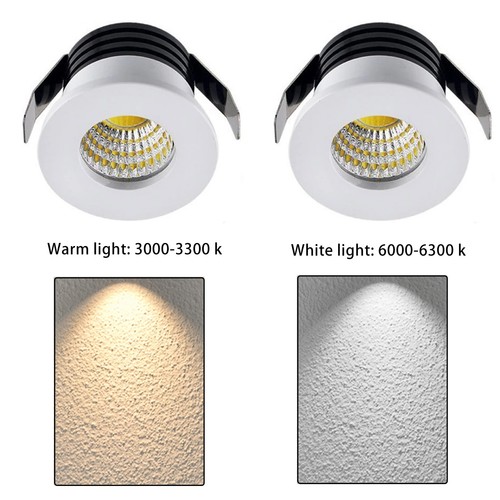 5PCS 3w LED Recessed Small Cabinet Mini Spot Lamp Ceiling Downlight Kit Fixture - Picture 7 of 14