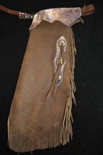 Custom Made Leather Kid's Chinks/Purple Kid's Chaps/Made in USA