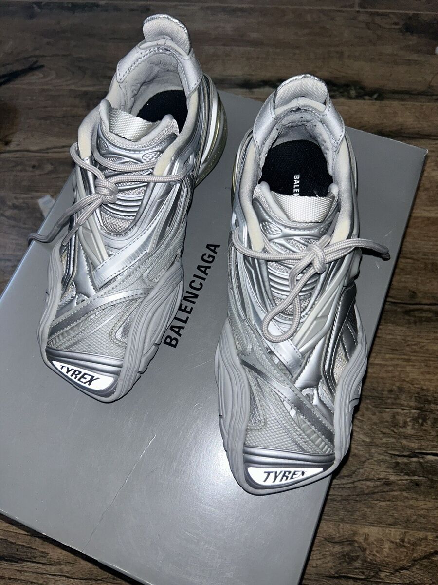balenciaga silver tyrex sneakers size 4 | eBay balenciaga silver tyrex sneakers size 4 | eBay