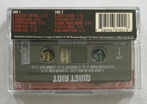 Quiet Riot Terrified Cassette Tape Rare 1993 Heavy Metal Ex / Mint Condition - Picture 3 of 7