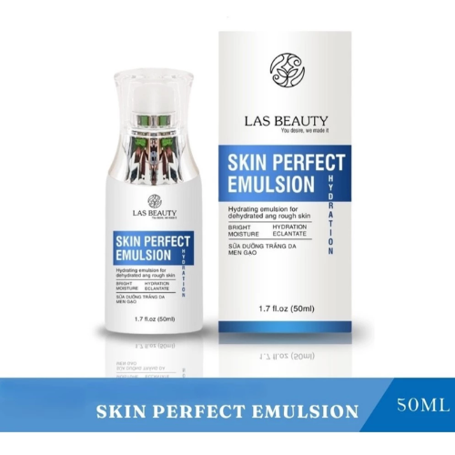 1 Box Las Beauty Original Skin Perfect Emulsion 50ml Sữa Dưỡng Rong Nho Free - Picture 10 of 10
