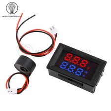 High Precision Dual Digital AC Voltage Current Power Meter AC 90 380V 0 10A/30A