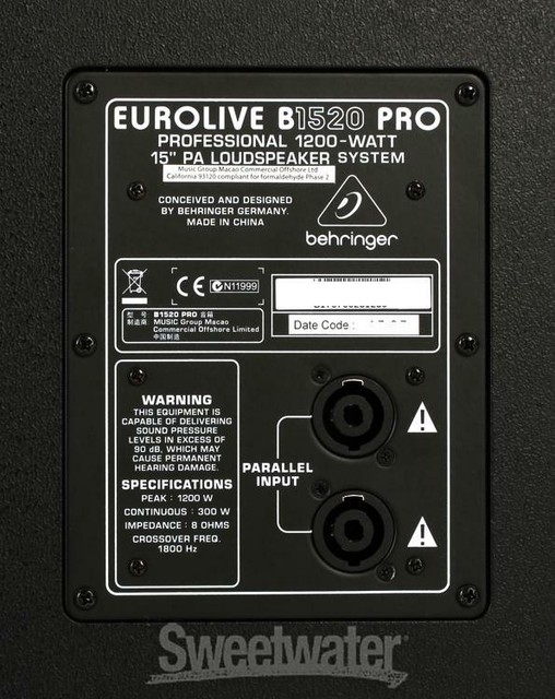 behringer eurolive e1520