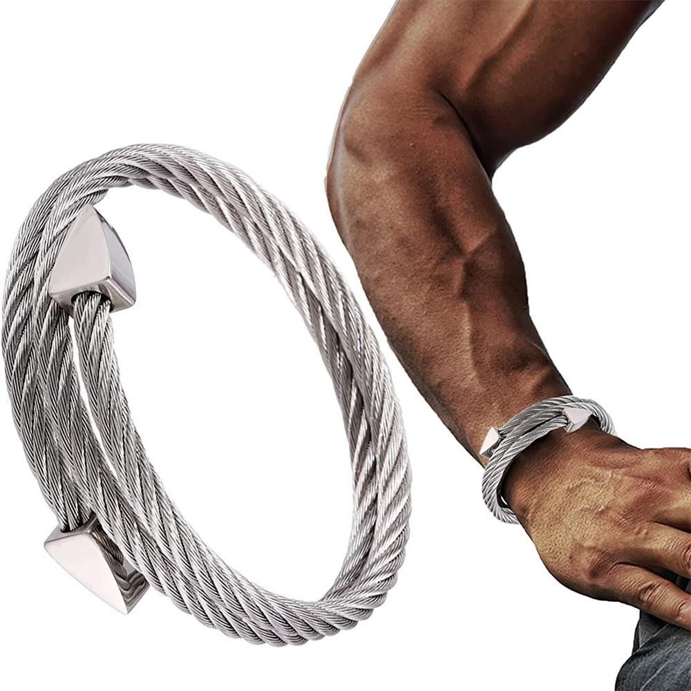 Boost Circulation with Crainoc Titanium-Osmium Magnetic Lymph Drainage Bangle Bracelet-image