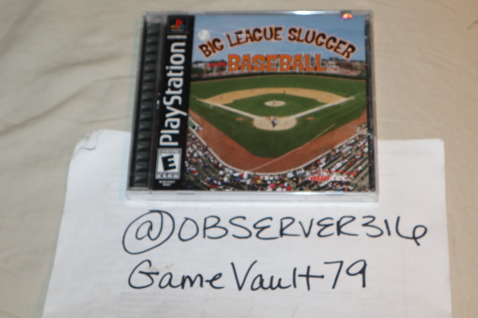 Big League Slugger Baseball (Sony PlayStation 1, 2003) PS1 NEW SEALED *READ*