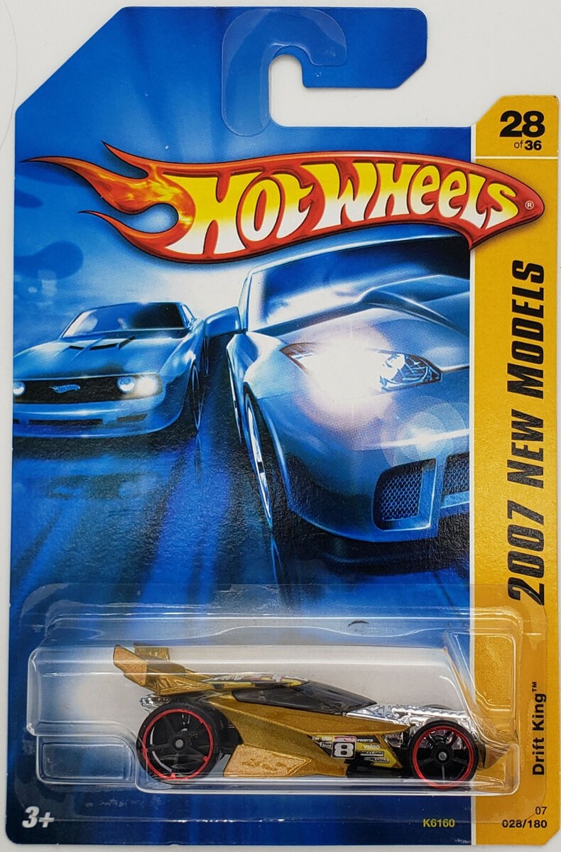 Hot Wheels 2007 Drift King Metalflake Gold Race Car HW New Models