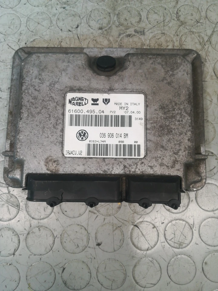 CENTRALINA MOTORE VOLKSWAGEN POLO 2003 036906014BM 6160049504 - Immagine 2 di 4