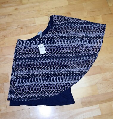 New!  VANITY Women's Sz M One-Shoulder Draped BLOUSE Nice!