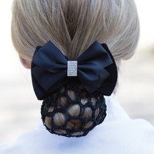 Equetech Dressage Horse Riding Crystal Bow & Net - 2 colours One size fits all!