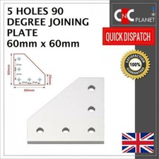 5 Hole Corner Joining Plate 90 Degree angle bracket 2020 V-slot Aluminum profile