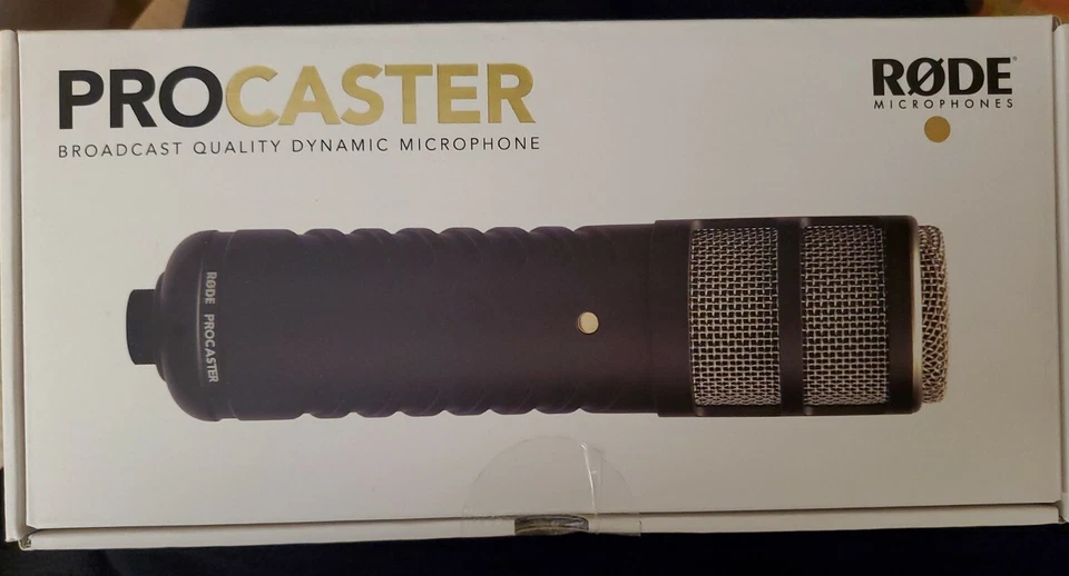 Rode Procaster Broadcast Dynamic Vocal Microphone Wired Quality Sound NEW - Image 2 of 4