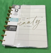 NEW! the Happy Planner 2023 GOLD & BLACK Happy Planner - CLASSIC Vertical Layout