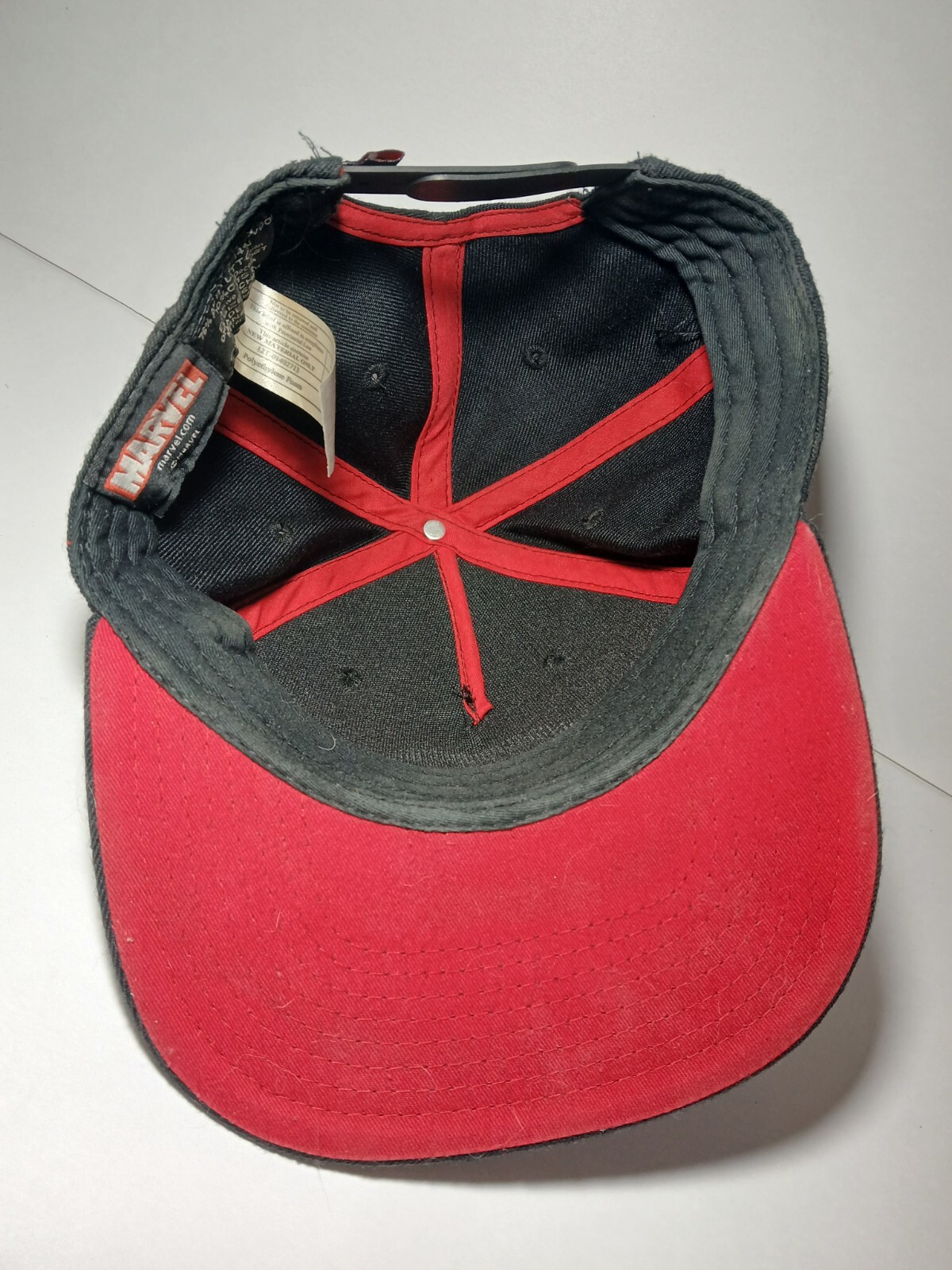 Marvel Deadpool Snapback Hat Cap Liquid Chrome - image 3