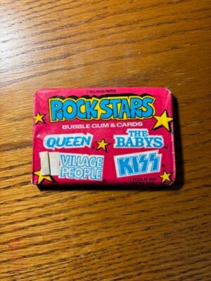 1979 DONRUSS ROCK STARS CARD SEALED PACK X 1
