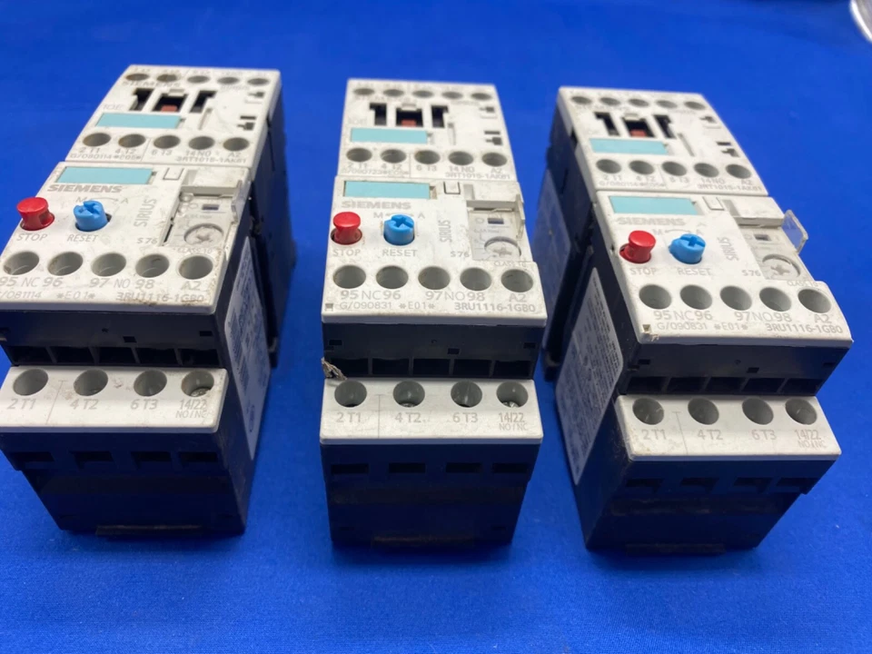 Siemens contactor/overloads bulk qty 3, 3RT1015-1AK61/3RU1116-1GB0 - Image 2 of 4