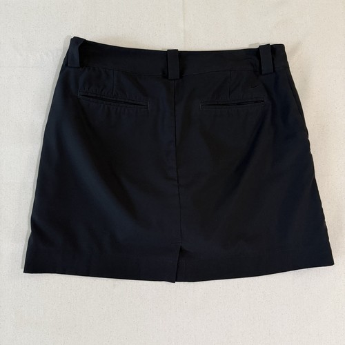Nike Dri-fit Women's Tech Golf Skort Size 8 Black - Picture 2 of 11