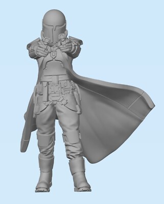 Star Wars Legion Miniatures - Mandalorian The Crow - Resin Printed Miniatur