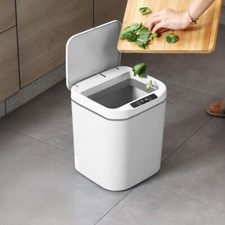 Automatic Sensor Trash Bin Bathroom Narrow Smart Touchless Waste Trash Can UK