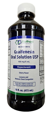 Method Guaifenesin MUCUS Expectorant Syrup 16oz --