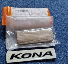 HYUNDAI KONA N REAR Logo Black High glossy Emblem (Fits: 2022/23) GENUINE BN