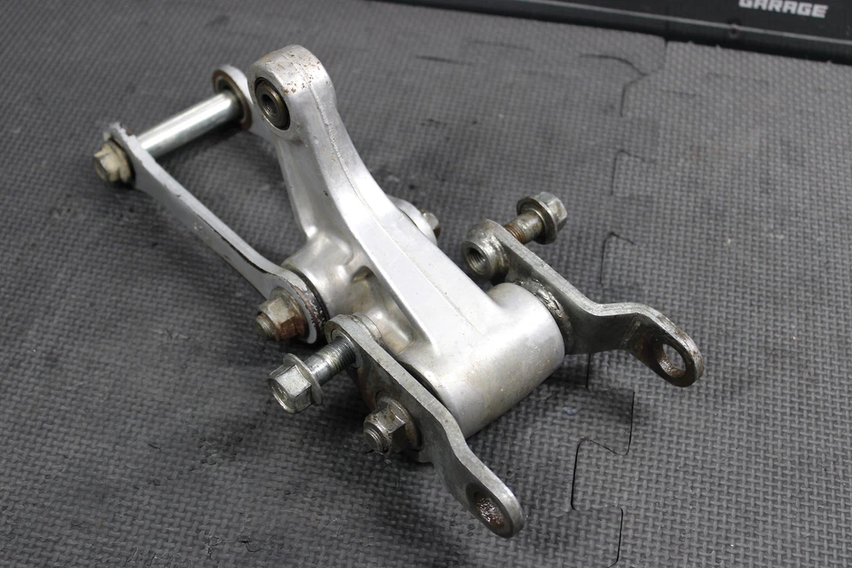 1991 KAWASAKI KDX250 OEM REAR SHOCK LINKAGE LINKS 39007-1208 46102-1328 - Image 2 of 4