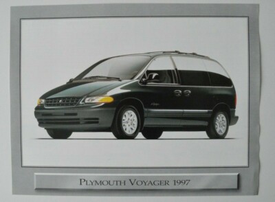 PLYMOUTH Voyager 1997 dealer sheet brochure - English - Canada