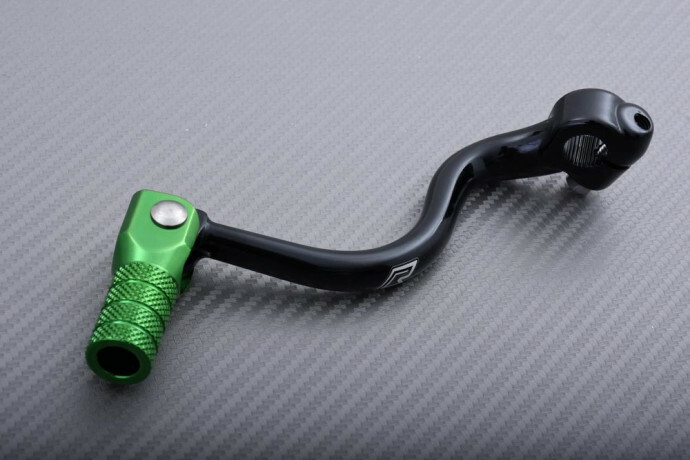 Sélecteur de vitesse SOFT&SHIFT noir pour moto KAWASAKI KX250 2003-2007