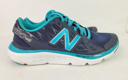 New Balance 690v4 Athletic Running Training Shoe Womens Sz 9 W690LN4 Blue - Picture 6 of 10