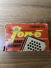 Vintage Jon-e Hand Warmer Standard Size Aluminum