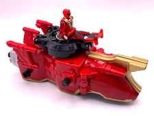 UNKNOWN TRANSFORMER Red and Gold (Power Rangers?) (Check Description)