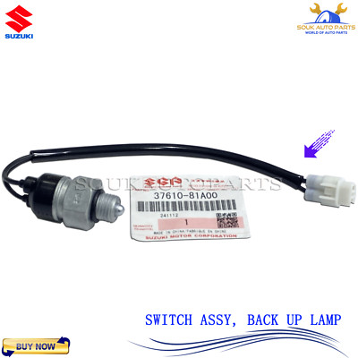 ヒカリsrpsa 10 37610-81A00 Genuine Suzuki SWITCH ASSY, BACK UP LAMP 3761081A00