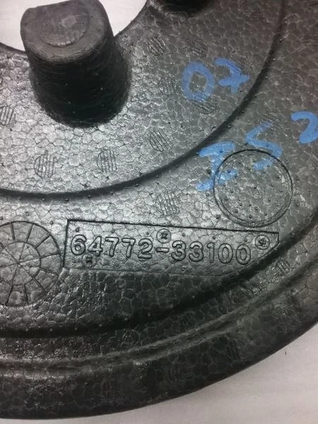 Spare Wheel Tire Cover 2007 LEXUS IS250 IS-250 S-60P - Image 3 of 4