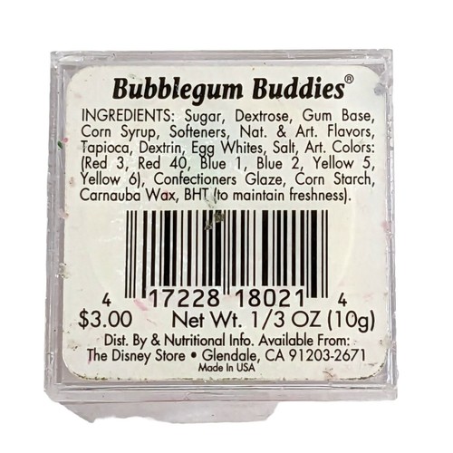 Bubblegum Buddies Disney Vintage 1980s Piglet Candy Figure New Old Stock - Picture 3 of 4