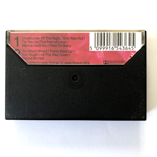 The Rolling Stones – Undercover - Cassette Tape Album 1983 1st Edition - Picture 2 of 3