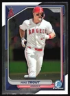 2024 Bowman Chrome Mike Trout #82 Los Angeles Angels Baseball Card