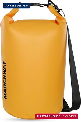 MARCHWAY Floating Waterproof Dry Bag Backpack 5L/10L/20L/30L/40L, Roll Top Sack