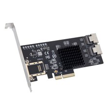 SI PEX40137 8 Port PCI Express SATA III Controller Card 6Gbps AHCI Support