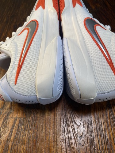 Nike Zoom GT Cut Acadamey Mens 9 White Picante Red Athletic Shoes Sneakers - Picture 9 of 13
