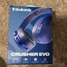NEW Skullcandy Crusher Evo Wireless Bluetooth Over Ear Headphones Midnight Blue
