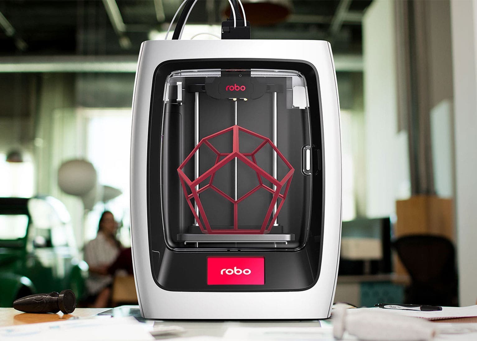 Robo R2 3D Printer Bundle – Ready to Print – Flex Plate, Manual, 20+ Extra Parts