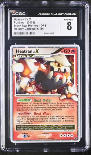 Heatran LV.X graded CGC 8 for sale on eBay