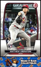 Matthew Liberatore 2023 Bowman #48 St. Louis Cardinals Rookie RC