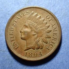 1894 Indian Cent  Sharp Ch. XF