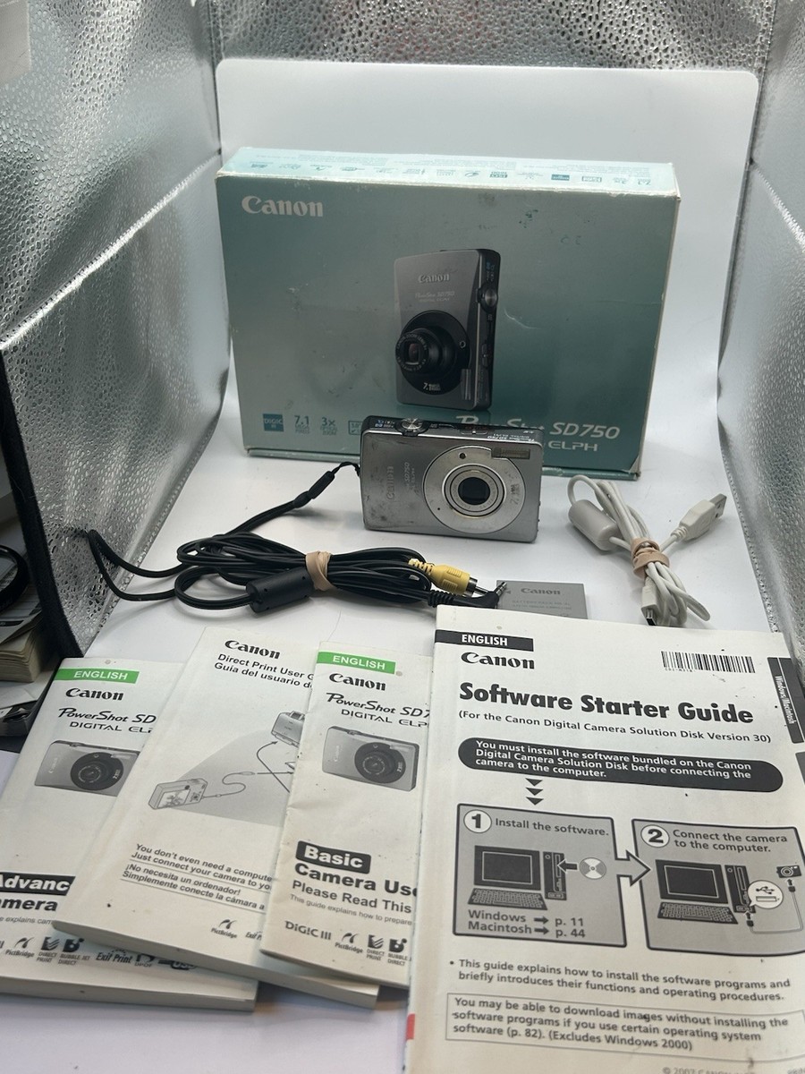 【美品】Canon PowerShot SD750 Amazon.com : Canon PowerShot SD750 7.1MP Digital Elph Camera with