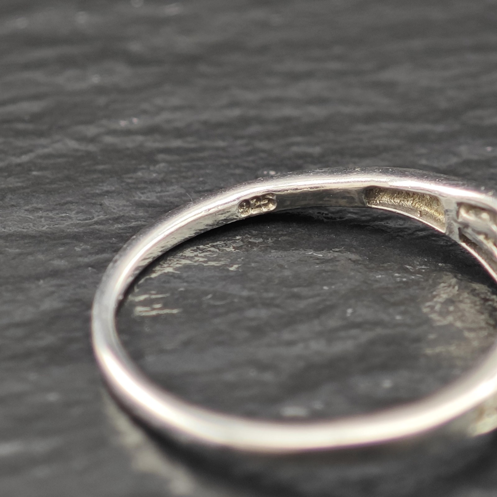 Emerald Ruby Gemstone Ring Sterling Silver Size 9 - image 7